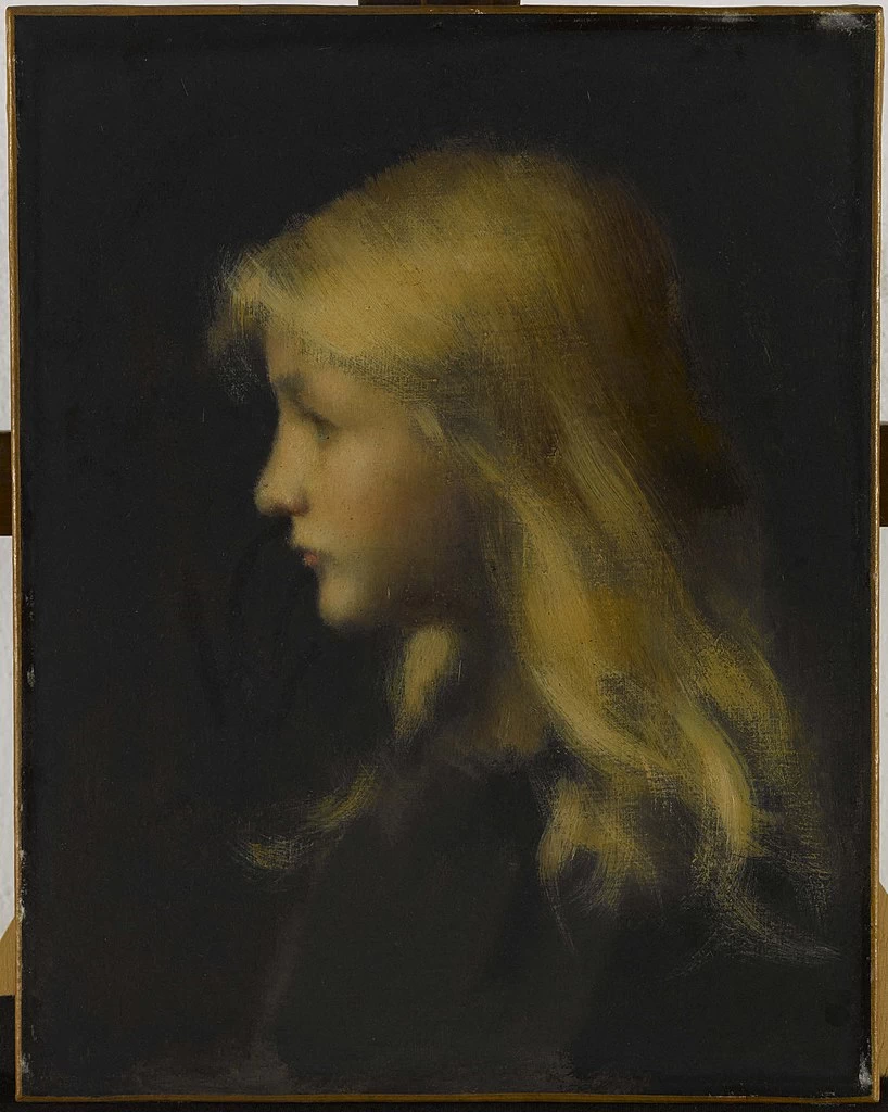 Piccola ragazza bionda - Musée des beaux, arts de la ville de Paris
